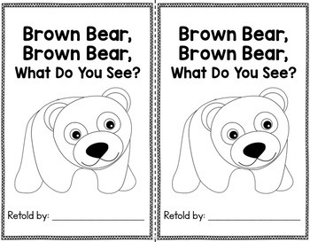 Brown Bear Pocket Chart Retelling Activity and Mini Reader by Color Me