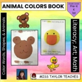 Animal Shapes and Color Words Book - Sight Words - Art Pro
