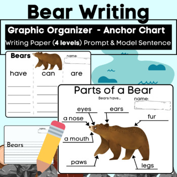 Brown Bear Writing and Labeling- Informative (Have Can Are) Anchor ...