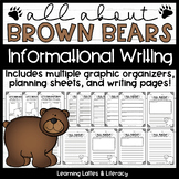Brown Bears Informational Writing Animal Research Article 