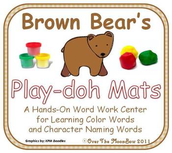 Teddy Bear Theme Play Dough Mat For Toddlers & Preschool