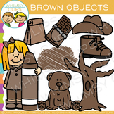 Brown Color Objects Clip Art