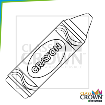 brown crayon clipart