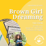 Brown Girl Dreaming Novel Task Cards for Middle School Reading