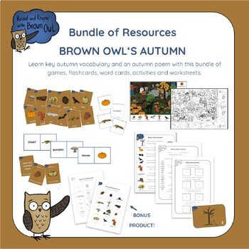 Preview of Brown Owl's Autumn - Bundle of Games, Activities & Worksheets