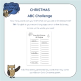 Brown Owl's Christmas ABC Challenge