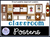 Brown Palette Classroom Set