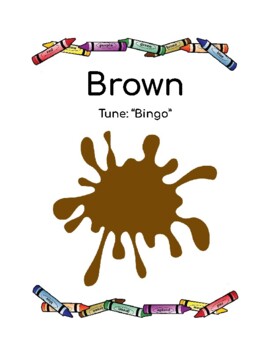 Preview of Brown Sing and Learn Frog Street Press Book