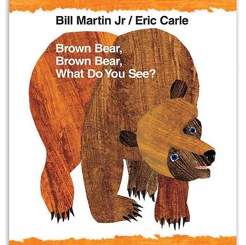 Preview of Brown bear, what do you see? -book- DISTANCE LEARNING/mini book - Full lesson