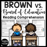 Brown vs. Board of Education Reading Comprehension Workshe