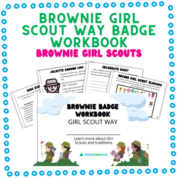 Preview of Brownie Girl Scout Badge Booklet - Brownies Girl Scout Way