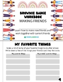 Brownie Girl Scout Badge Booklet - Brownies Making Friends