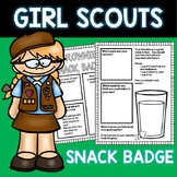 Girl Scout Brownie Snack Badge