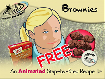 Preview of Brownies - Animated Step-by-Step Recipe - Regular
