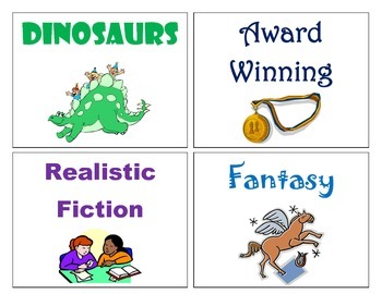Preview of Browsing Box Genre Labels for Classroom Libraries