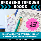 Browsing Through Books: Text Features Graphic Organizer