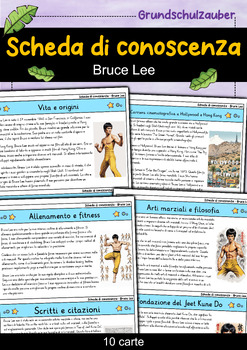Preview of Bruce Lee - Scheda di conoscenza - Personaggi famosi (Italiano)