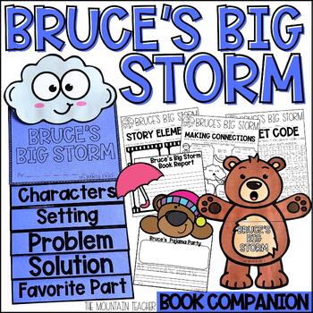 Preview of Bruce's Big Storm Activities - Spring Read Aloud and Reading Comprehension