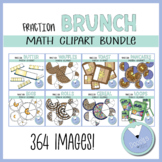 Brunch of Fractions: Breakfast Fraction Math Clipart Bundle