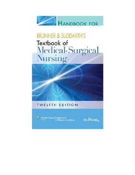 Preview of Brunner & Suddarth's Textbook of Medical-Surgical Nursing
