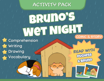 Preview of Bruno's Wet Night - Comic and Story Activity Pack
