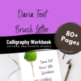 Brush Lettering Workbook, Lettering Worksheets Practice Sh