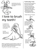 Brush Your Teeth Coloring Page & Step-by-step Directions