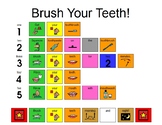 Brush Your Teeth! Visual Aid with Fitzgerald Key (English/