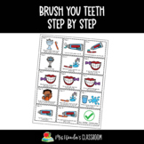 Brush your teeth, Life Skills Autism, Visual Step By Steps, ABA