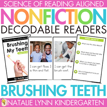 Preview of How To Brush Teeth Differentiated Nonfiction Decodable Readers Dental Health