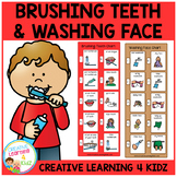 Brushing Teeth & Washing Face Visual Charts