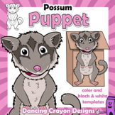 Possum Craft Activity | Paper Bag Puppet Template | Austra