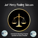 Bryan Stevenson's Just Mercy: No-Prep Chapter Reading Chec