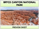 Bryce Canyon National Park : Project Materials