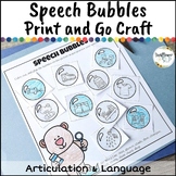 Bubble Articulation and Language Craft for Speech Therapy