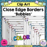 Bubble Borders or Frames with Close Edges in Multiple Colo
