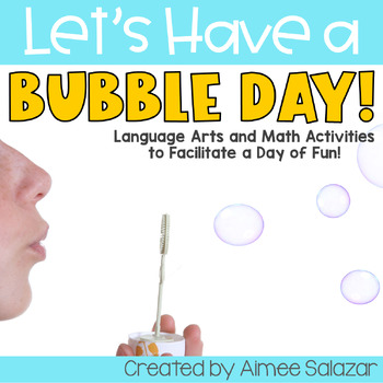 Preview of Bubble Day Unit End of Year Theme Day