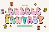 Bubble Fantasy Bubble font letters for teachers