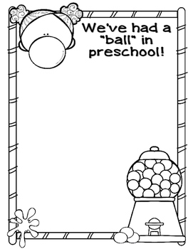 Printable Preschool Autograph Page