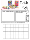 Bubble Gum Crayons Math Mat Review Activity ~ FREE