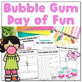Bubble Gum Day, Bubble Gum Themed Reading Activities,  End