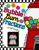 Bubble Gum Fraction Craftivity