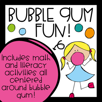 Preview of Bubble Gum Fun! (Math, Writing, & Reading)