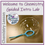 Bubble Lab - Intro to Chemistry Vocabulary and Lab Equipment Guided Activity