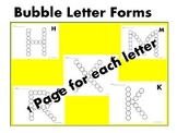 ABC Bubble Letter Forms