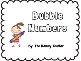 Bubble Letter Numbers 0-20