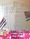 Printable Bubble Letters & Worksheets | Teachers Pay Teachers