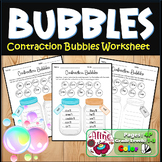 Bubble-Pop Contraction Fun: Engage and Educate with Ease!