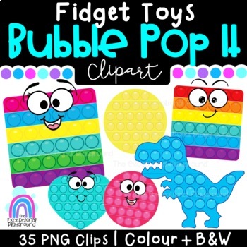 Preview of Bubble Pop Fidget Toys Clipart | Pop It Clipart