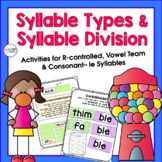 SYLLABLE TYPES Science of Reading GAMES Vowel Teams, RCont